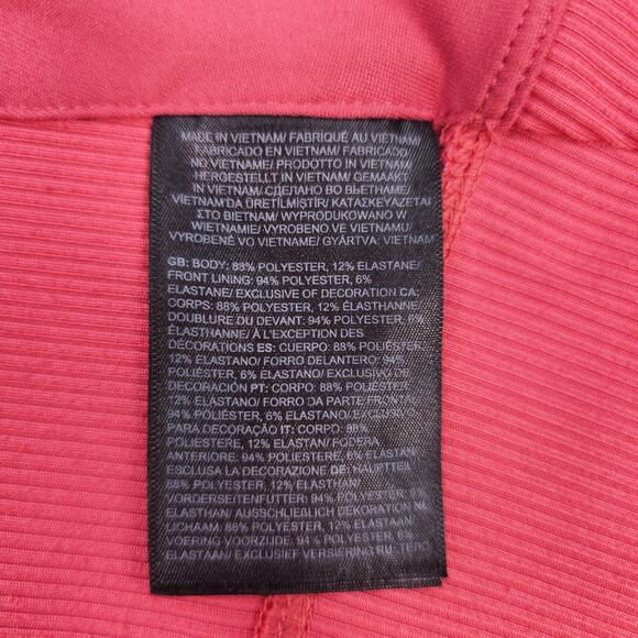 The North Face Ruby Hill Rib Knit Tank Coral Pink Sz Extra Small - Picture 7 of 10